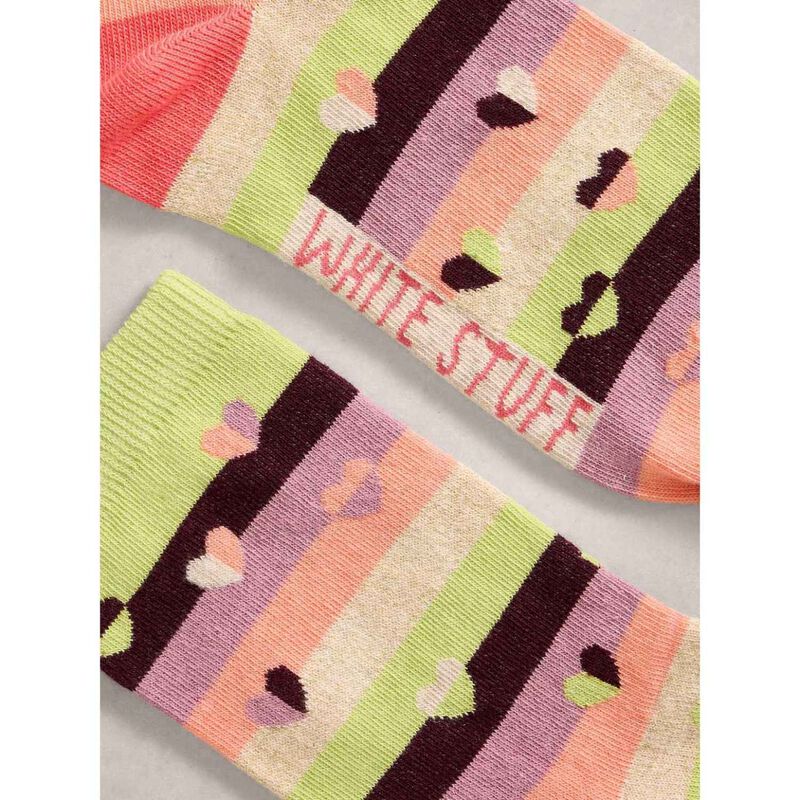 White Stuff Pattern Ankle Sock image number 1